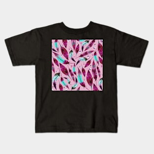 Flirty Feathers Kids T-Shirt